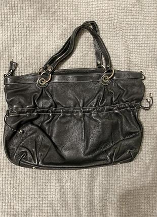 Сумка з натуральної шкіри vintage model off duty