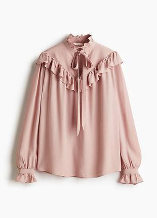 Блуза пудрова h&m 4