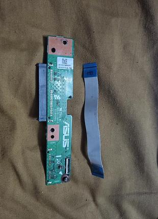 Додаткова плата для підключення вінчестера sata hdd ssd зі шлейфом для ноутбуків asus x540, f540, k540, r540, x543