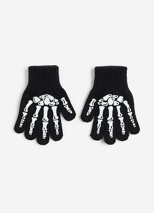 Перчатки "хеловин" h&amp;m