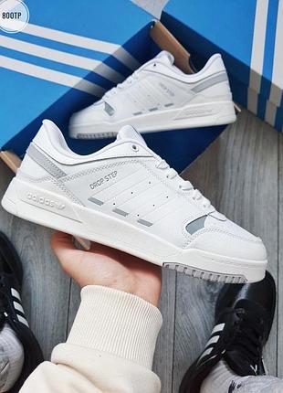 Adidas drop step white