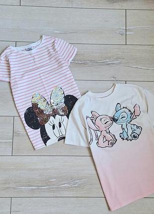 Футболка комплект на девочку 9-10 лет minni stitch
