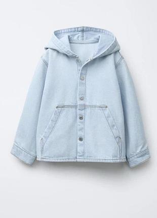 Джинсова куртка дитяча джинсовка zara,116cm