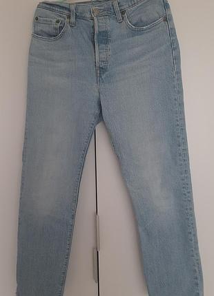 Джинси жіночі levi's прямі блакитні