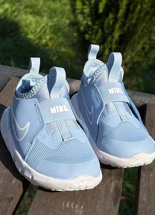Дитячі кросівки nike flex runner 2 блакитні.  роз eur 23.5 на стопу 13см . устілка 15 см