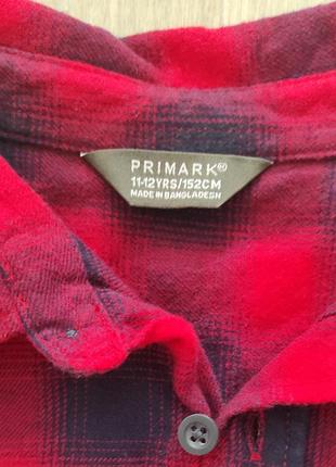 Тепла сорочка хлопчику 152 primark 3