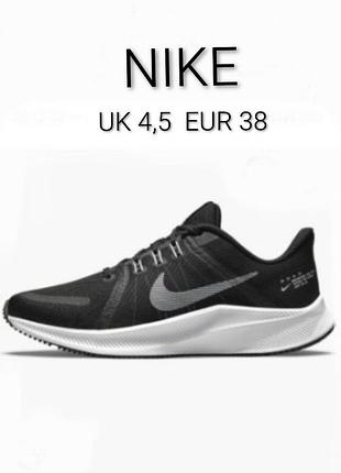 Кроссовки бренда nike quest 4 black made in vietnam Парк9 4,5 eur 38