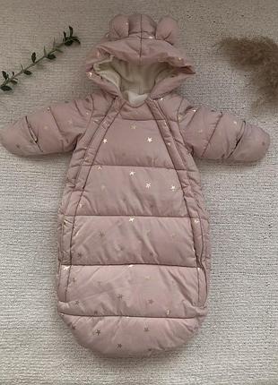 🧸 рожевий конверт, кокон, спальник для дівчинки | h&m