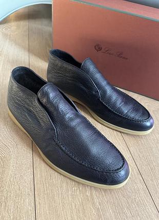 Мужские лоферы на меху loro piana оригинал