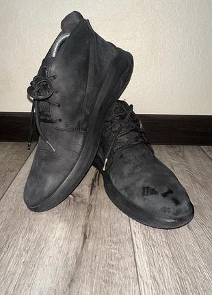 Оригінальні чоловічі кеди / кросівки timberland чорного кольору, демісезон