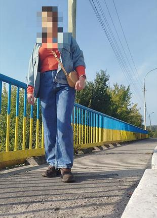Джинсы багги