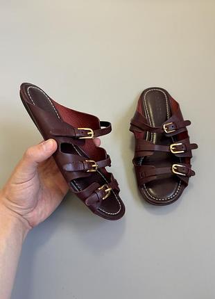 Мюли sandro paris sandals leather 37(23cm) maxmara cos