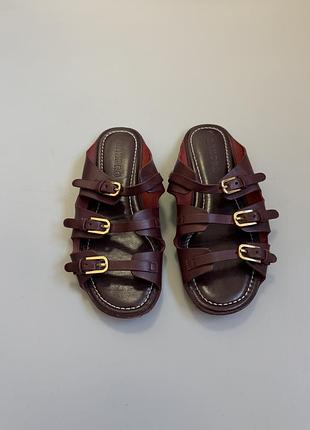 Мюли sandro paris sandals leather 37(23cm) maxmara cos 2