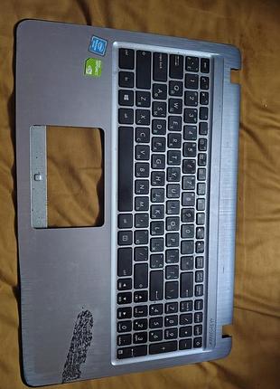 Топфейс з робочою клавіатурою без тачпада для ноутбуків asus x540, х541, f540, k540, r540, x543