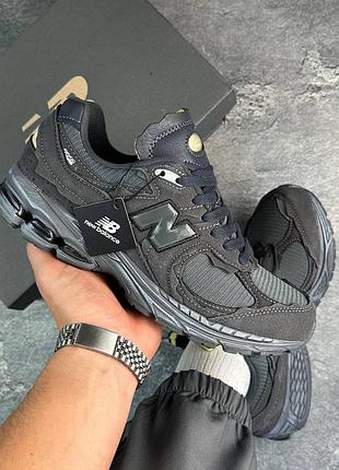 Кросівки чоловічі new balance 2002r protection pack phantom чорні