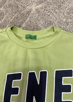 Худі benetton зеленого кольору 2