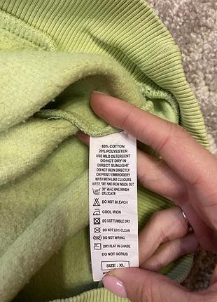 Худі benetton зеленого кольору 4