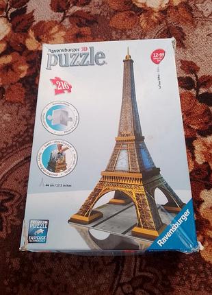 3d пазл ravensburger ейфелева вежа