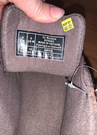 Ботинки dr. martens sussex chukka 9