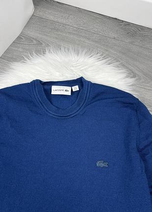 Шерстяний світер lacoste розмір м 2