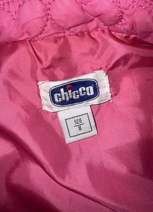 Куртка для дівчинки chicco стьобана рожева 6