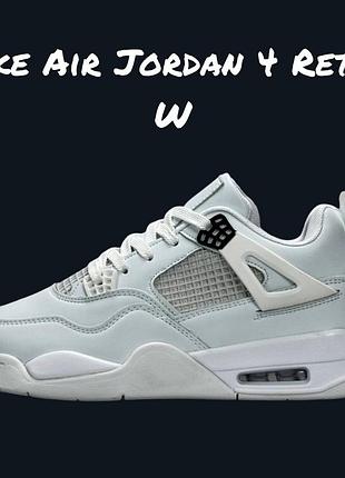 Nike air jordan 4 w retro white 5