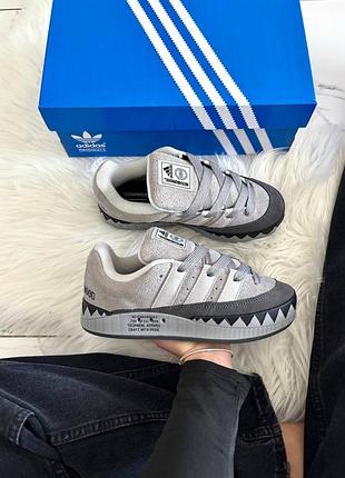 Adidas adimatic x neighborhood grey white