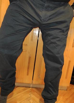Стильні фірмові чоловічі штани чиноси бренду pme legend із лінійки american classic chino у темно-сірому / графітовому кольорі.хл 38-32