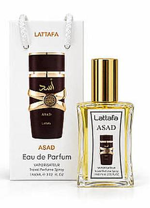 Чоловічий lattafa perfumes asad, 50 мл,сумка
