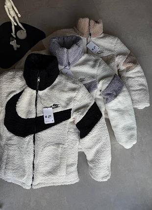 Двусторонняя куртка nike cocca cream white 2