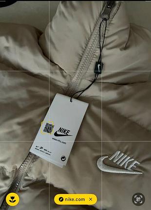 Двусторонняя куртка nike cocca cream white 5