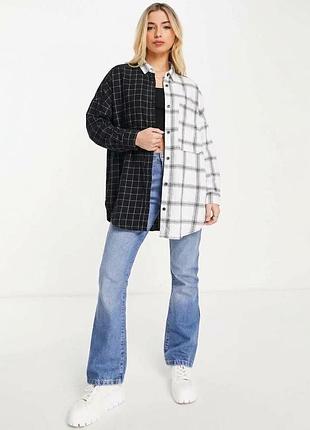 Картата оверсайз сорочка monki xs/s