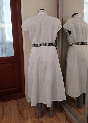 Котонове з пояском плаття 👗 сорочка 2