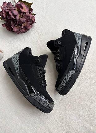 Jordan 3 black cat