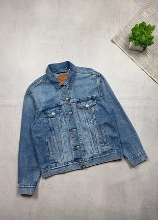 Джинсівка джинсова куртка преміальна levis premium оригінал