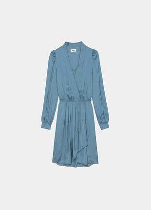 Коротка жіноча сукня zadig&voltaire блакитна xs