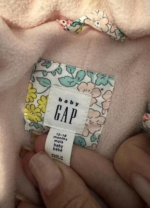 Зимовий комбінезон для дівчаток gap рожевий 12-18 місяців
