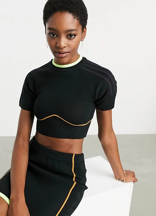 Жіночий укорочений топ adidas ivy park knit футболка
