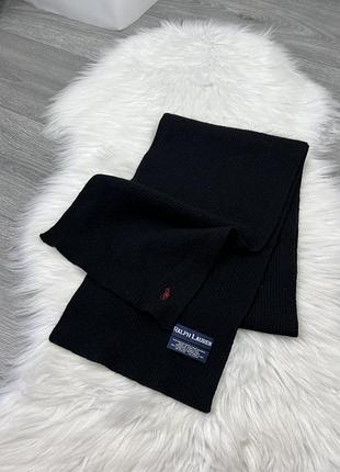 Оригінальний шерстяний шарф ralph lauren merino wool