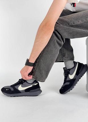 Водонепроникні кросівки nike phoenix waffle gtx black grey beige