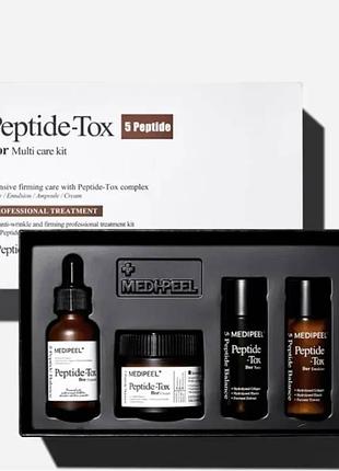 Ліфтінг-набір засобів для підтяжки обличчя medi-peel peptide-tox bor multi care kit