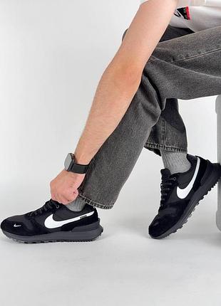 Водонепроникні кросівки nike phoenix waffle gtx black white
