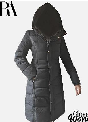 Жіночий пуховик zara чорний