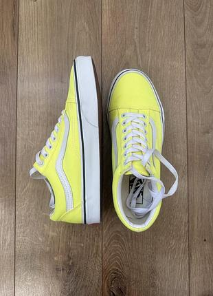 Кеди унісекс vans old skool жовті 2