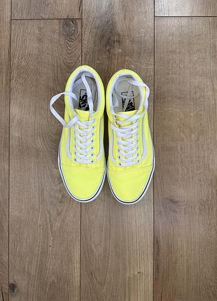 Кеди унісекс vans old skool жовті 4