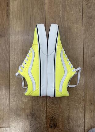 Кеди унісекс vans old skool жовті 3