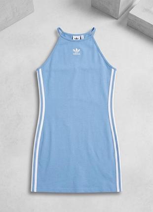Коротка жіноча сукня adidas блакитна