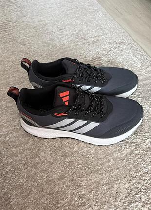 Кросівки унісекс adidas чорні з червоним