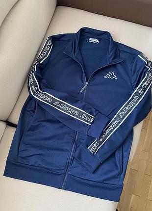 Олімпійка з лямпасами на рукавах kappa