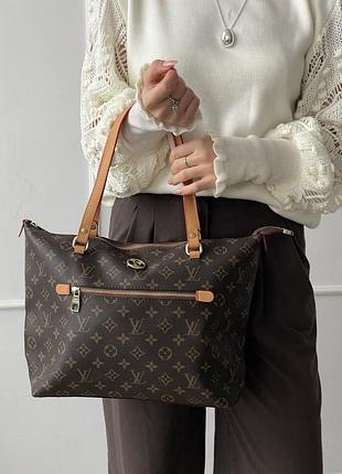 Жіночий шкіряний шопер міський шопер louis vuitton для жінки брендова сумка на плече для дівчини луі вітон